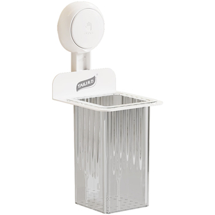 太力吸盘筷子筒壁挂式厨房筷笼收纳盒家用高档新款筷子篓桶沥水架