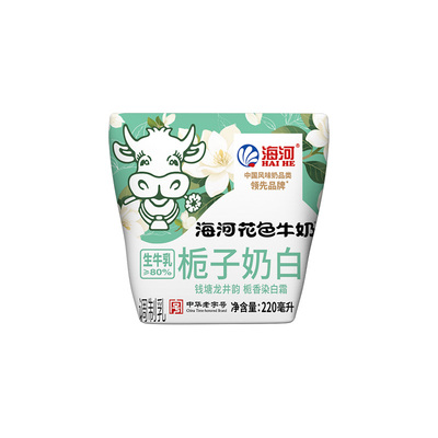 海河牛奶栀子奶白220ml*10袋