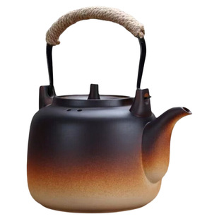 陶瓷烧水壶围炉煮茶器泡茶电陶炉明火陶壶煮花茶壶家用大容量陶土
