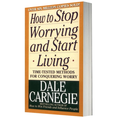 正版 人性的优点 英文原版 成功励志书籍 How to Stop Worrying and Start Living 戴尔卡耐基 西方人文畅销书 进口英语书籍