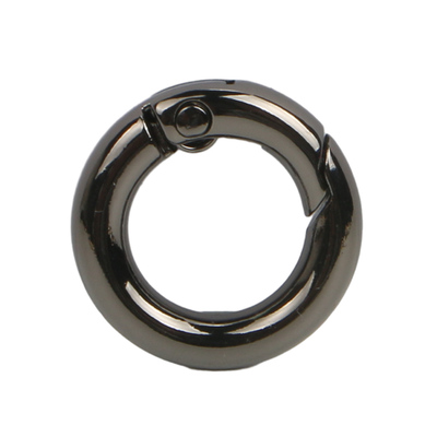 包包环扣配件开口合金弹簧圈女包