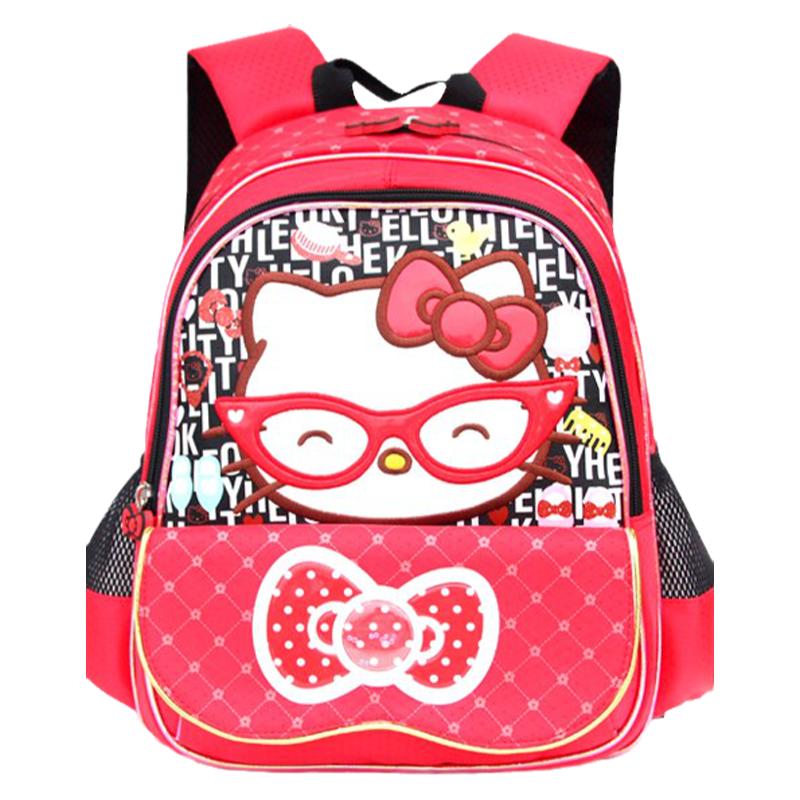 正品Hello Kitty儿童书包女生休闲可爱幼儿园双肩背包中 大班3163