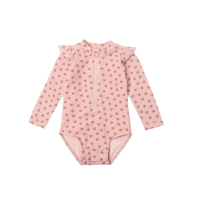 QuincyMae儿童速干连体泳衣