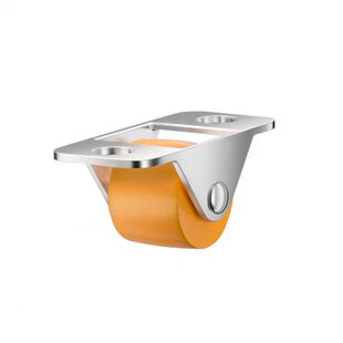 迷你万向轮可粘贴式静音矮滑轮微型自粘超小滚轮0.5英寸橡胶轮子