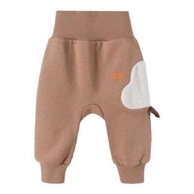 宝宝加绒裤大屁屁高腰护肚摇粒绒