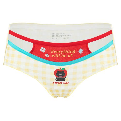 大码胖MM女生可爱纯棉内裤女生2026新款舒适不夹屁屁三角裤200斤