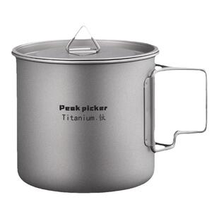 纯钛户外钛水杯马克杯野营便携套杯咖啡杯茶杯单层钛杯露营烧水杯