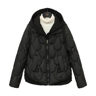 小个子新短露思同款羽绒棉衣女冬装假两件韩版宽松棉袄面包服外套