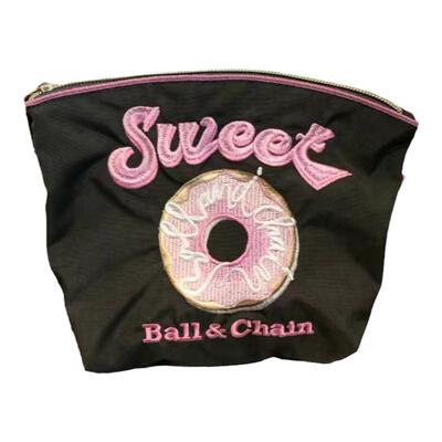 ballchain刺绣化妆包日系小众