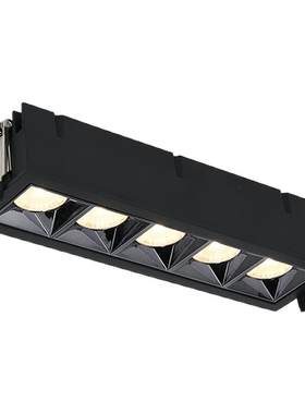 初识照明led格栅客厅橱柜线条灯