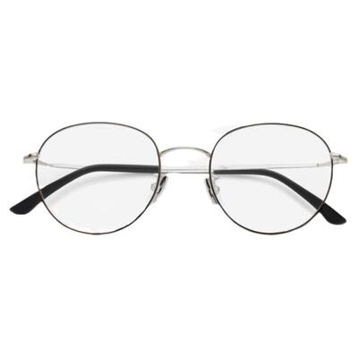 HAN超轻近视框架眼镜女可配度数防蓝光辐射显瘦圆框眼镜男9023