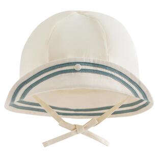 【新品】Oak Family小月龄宝宝遮阳帽渔夫帽天丝亚麻防晒翻折帽檐