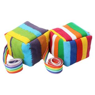 丢沙包幼儿园带绳子儿童踢毽子帆布沙袋可选色小学生体育课团建