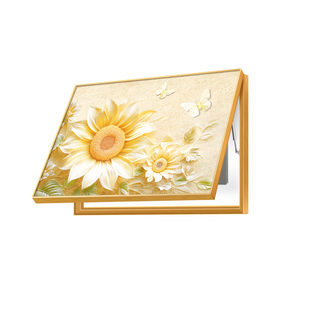 奶油风餐厅电表箱装饰画2025新款向日葵挂画电闸开关多媒体箱壁画