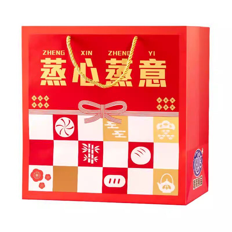 港荣蒸蛋糕点营养小零食健康整箱早餐面包零食送礼袋过年货礼盒装