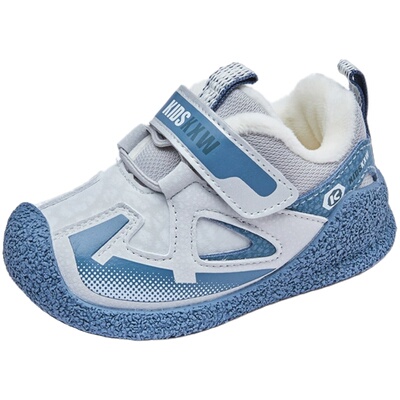 开心娃宝宝学步鞋加绒关键鞋