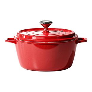 小泽熊珐琅锅古法锻造乔迁送礼物炖锅家用炖盅砂锅汤锅不粘锅煮锅