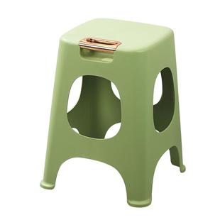 塑料凳子北欧家用可叠放加厚圆凳现代简约出租房餐桌凳熟料胶凳子