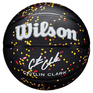 Wilson威尔胜官方25新款凯特琳·克拉克系列泼墨室外橡胶初学篮球