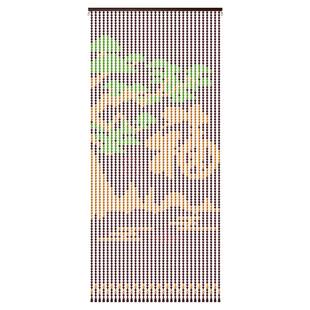 桃木葫芦门帘珠帘迎客松客厅玄关过道屏风卧室门对冲厕所门隔断帘