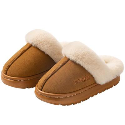 远港儿童加绒棉拖鞋防滑保暖