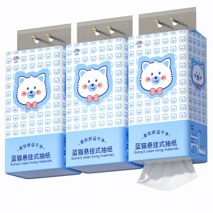 蓝猫悬挂式纸巾抽纸1000张四层加厚家用实惠装厕纸擦手纸卫生纸抽