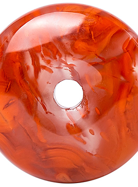 纯天然凉山南红玛瑙平安扣吊坠