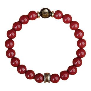 原矿朱砂手串男女2026属马本命年守护神招财护身符十二生肖情侣链