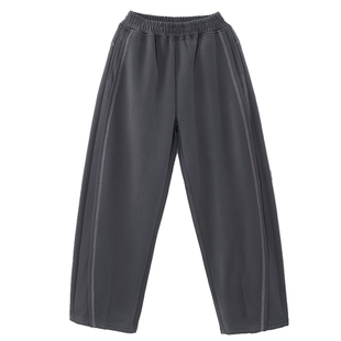 女童裤子春装2026新款儿童休闲裤大童弯刀裤宽松卫裤秋青少年童装