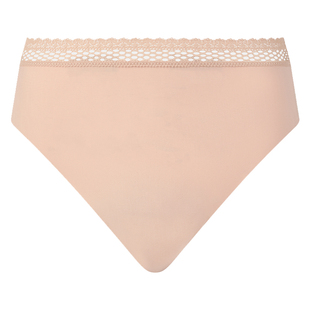 法国CHANTELLE仙黛尔蕾丝边内裤莫代尔薄款高腰无痕时髦三角底裤