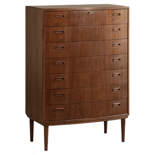 叕木|MCM七斗柜\中古复古风丹麦设计师客厅实木餐边柜储物收纳柜