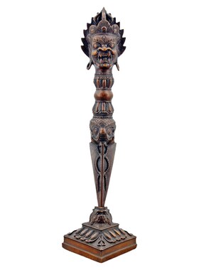 普巴纯铜金刚杵藏式法器摆件