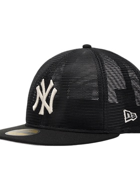 NEW ERA纽亦华26新品MLB网眼透气遮阳平檐棒球帽男女硬顶NE5950