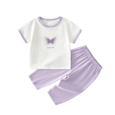 小聪熊婴儿衣服夏季薄款分体套装