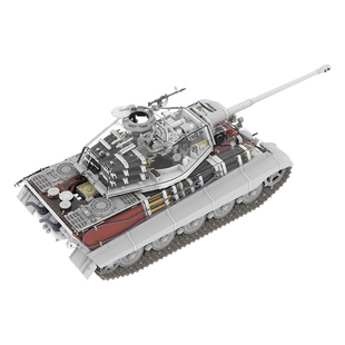 恒辉 麦田 RM5159 1/35 虎王重型坦克亨舍尔炮塔全内构 透明版