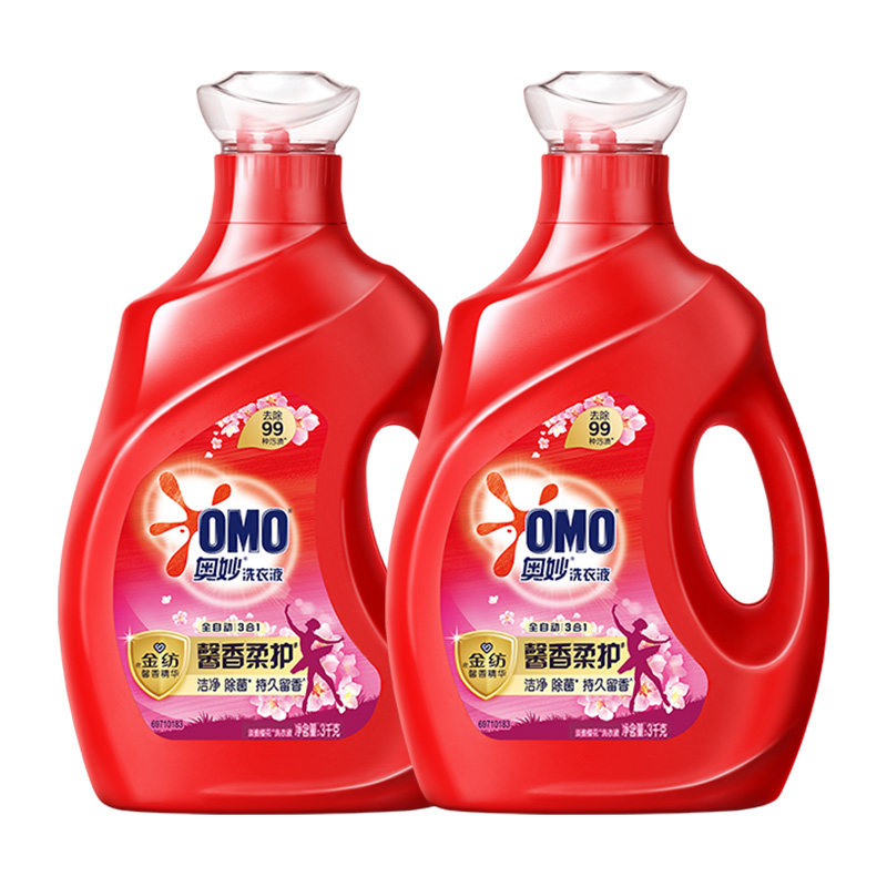 奥妙洗衣液持久留香72小时香水官方旗舰店正品整箱批家用补充袋装
