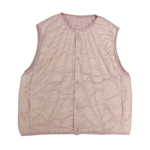 胖女童羽绒马甲儿童秋冬加肥加大码无袖背心校服内胆学生轻薄上衣