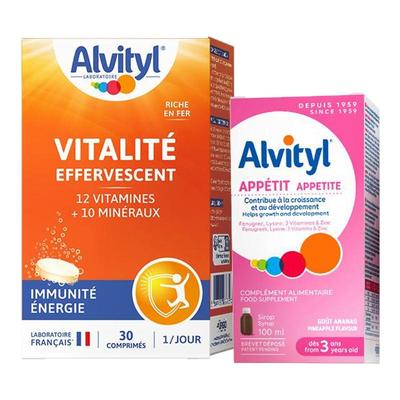 法国安维力多维泡腾片+赖氨酸