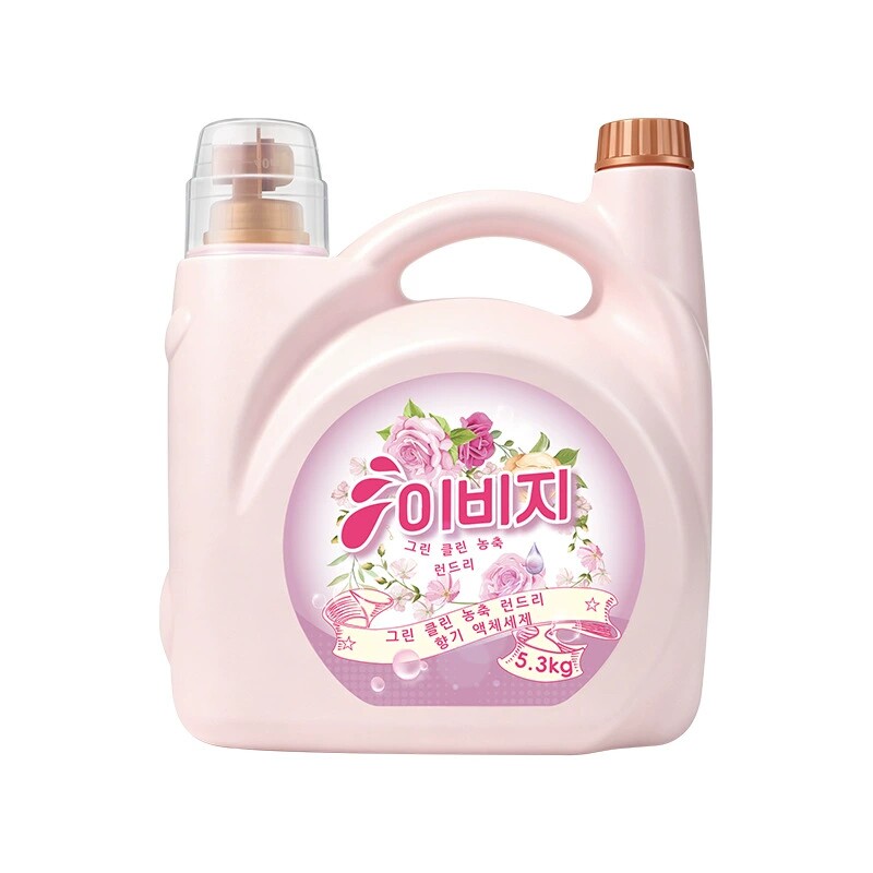 韩国进口 悠蓓静自然洁护香氛洗衣液(和风悦境)5.3kg柔顺护衣