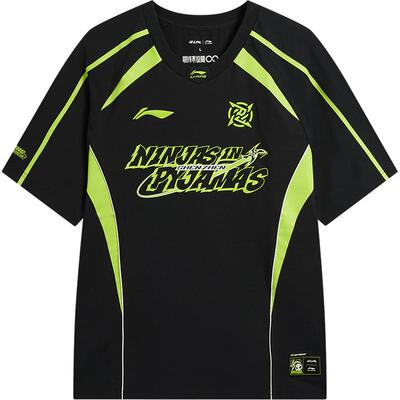 李宁LPL宽松男短袖文化衫