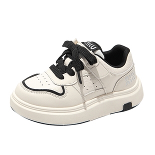 FVM女童鞋子儿童运动板鞋2025春季新款春款夏季小白女孩大童薄款