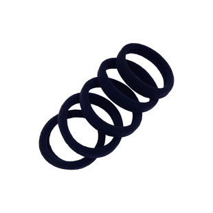 发量多橡皮筋黑色加粗头绳扎马尾皮筋女扎头高弹力耐用儿童发饰