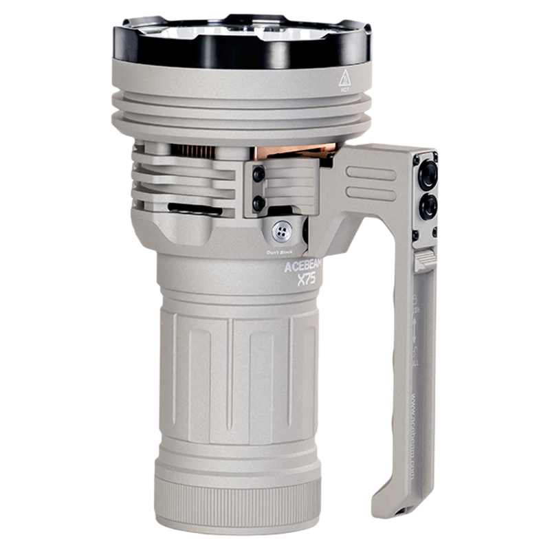 ACEBEAM X75大功率LED手电筒强光充电长续航大容量户外超亮远射灯