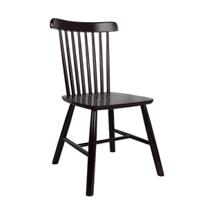 北欧实木餐椅家用现代简约轻奢温莎椅咖啡厅桌椅灰色白色黑色椅子