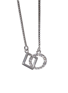 银项链女锁骨ins冷淡风