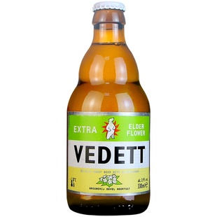 比利时进口白熊海盐奇异果 新口味国产接骨木玫瑰啤白啤酒330ml