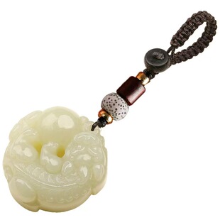 【师傅推荐】有求必应手机链双面雕刻招财貔貅包包挂饰男女钥匙扣