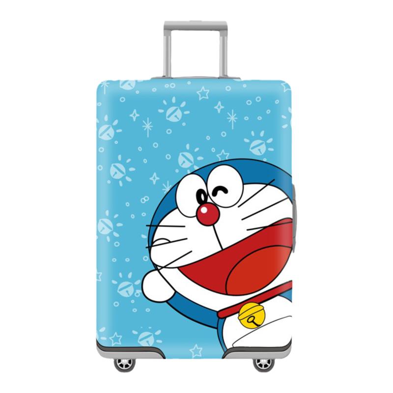 24寸叮噹猫弹力箱套加厚行李箱保护套旅行拉杆箱外套皮箱防尘罩