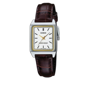 新年礼物卡西欧手表女网红小方表简约ins风百搭电子表LTP-V007