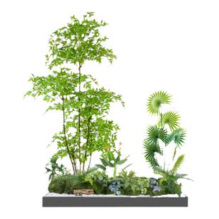 仿真花假花摆设阳台围栏栅栏户外花箱假绿植仿真花组合造景装饰树